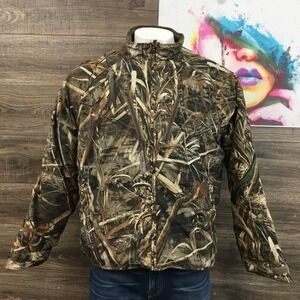 Cabelas Mens Camo Realtree Reversible Insulated Jacket Hunting Fishing XL TG